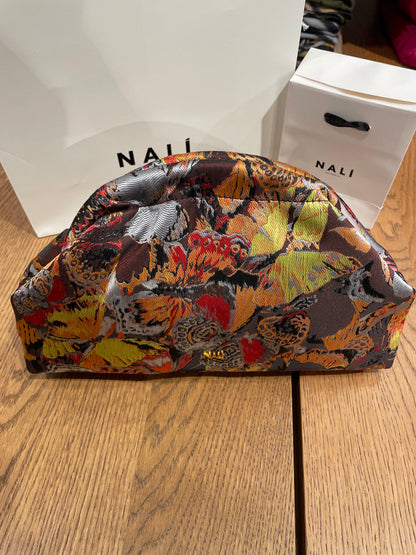 NALI Borsa estrella small fantasia bordeaux/oro